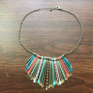 Multi-colored Statement Necklace